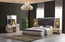 Turkish bedroom,master quality,Samra model,9 pieces,there is a place for storage under the bed