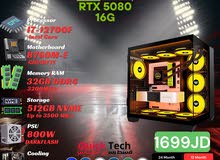تجميعة جيمنج للألعاب و المونتاج بأفضل الاسعار بمعالج  CORE I7 12THمع كرت شاشة5080RTX 16G