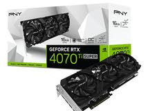 PNY GeForce RTX 4070 Ti SUPER 16GB VERTO OC 16 Go GDDR6 متوفر كروت شاشة 4070 تي اي سوبر جديد