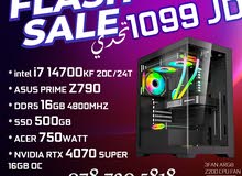 عرض خيال على اجهزة الجيمنج CORE I7-14700F -RTX 4070 SUPER OC - DDR5 RAM