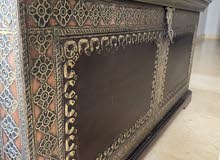 ornate wood and brass chest