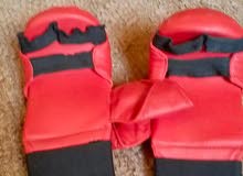 Kumite Gloves" أو قفازات القتال.