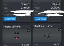 Roblox Limiteds For Sale 640 K Value In Stock 140276236 Opensooq roblox limiteds for sale 640 k value