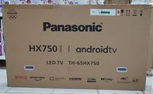 Open Box Display unite Panasonic 4K HDR UHD Smart 65" Android TV, Shahid APP, 8GB ROM, TH-65HX750