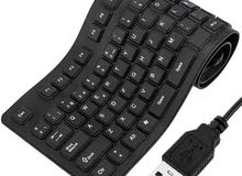 كيبورد مطاطي سلكي معرب FLEXIBLE RUBBER USB WIRED KEYBOARD