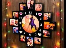 ساعه حائط بصورك ساعه حائط بصورك