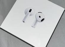 Apple AirPods 4 without noice cancellation   ابل ايربودز 4 جديد غير مستخدم brand new (not used)