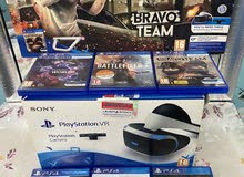PlayStation Vr and PlayStation aim controller and 6 cds