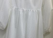 فستان ابيض مع حزام white dress with belt فستان ابيض مع حزام white dress with belt