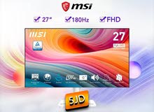 اقساط بدون دفعه اولى ( شاشة ام اس اي Monitor MSI 27Inch 180Hz )
