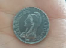 1 فرنك عملة قديمة لتونس
