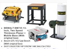 Dewalt Thikness Planer Bosch Table Saw Dust Collector