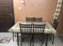 طاولة سفرة و6 كراسي طاولة سفرة و6 كراسي