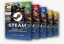 بطاقات Steam ابتداء من 8.41 بطاقات Steam ابتداء من 8.41