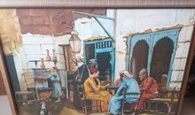 لوحه استشراقيه رسم زيتي
