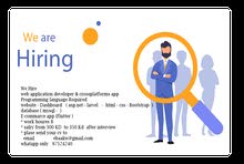web application developer & crossplatforms app web application developer & crossplatforms app