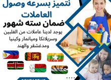 يوجد لدينا عاملات من الفلبين وسريلانكا وميانمار وكينيا ومدغشقر والهند