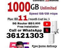 5g Home Broadband free home delivery call/WhatsApp