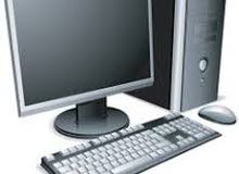 Computer and monitor Computer and monitor
