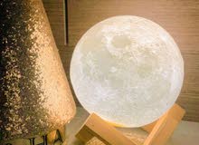 3D printed moon lamp
