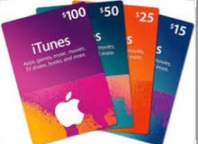 بطائق ايتونز امريكي 100دولار ب305 ريال بطائق ايتونز امريكي 100دولار ب305 ريال