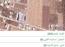 قطعة ارض للبيع في اربد قرية قميم حوض ام عايده الغربي بالقرب من المطحنه