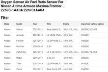 Oxygen Sensor Nissan Oxygen Sensor Nissan