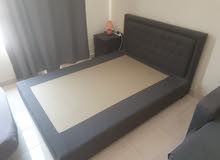 Grey Bed - WITHOUT mattress - Very Clean