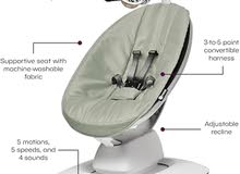 4moms MamaRoo Multi-Motion Baby Swing, Bluetooth Enabled with 5 Unique Motions, Sage