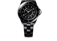 Chanel J12 WATCH, 33 MM Black highly resistant and steel, diamond indicators