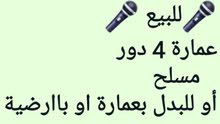 للبيع او للزقار بعمارة او باارضيه للبيع او للزقار بعمارة او باارضيه