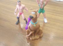 Scooby Doo and 2 wrestlers small toy model +1 free wrestler Scooby Doo and 2 wrestlers small toy model +1 free wrestler