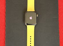 ساعة ابل 7 ستانل ستيل ذهبي 45مم - Gold stainless Apple Watch 7 - steel case mm45