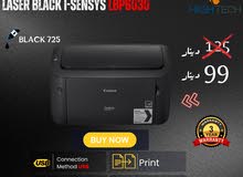 طابعة كانون  ليزر أسود- Canon i-Sensys LBP6030B Print Black Laser Printer