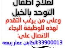 يوجد وظيفة للبنات فقط دوام جزئي من الساعه 4 الى 7 من الاحد الى الخميس لعلاج اطفال التوحد بالفروسيه يوجد وظيفة للبنات فقط دوام جزئي من الساعه 4 الى 7 من الاحد الى الخميس لعلاج اطفال التوحد بالفروسيه