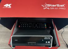 رسيفر ستار سات بنضام 4K اندرويد مستعمل فقط للتجربة رسيفر ستار سات بنضام 4K اندرويد مستعمل فقط للتجربة