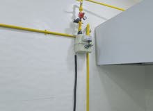 Kitchen Gas Pipe Line installation تركيب خط أنابيب غاز المطبخ