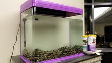 Fish aquarium + accessories حوض سمك مع المعدات Fish aquarium + accessories حوض سمك مع المعدات