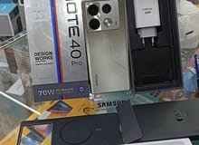 مستخدم نظيف 256g 16ram ما بشغل خط فقط وأي فاي Not 40 pro تيتانيوم