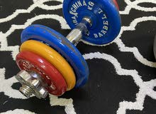 kettle bell and dumb bell