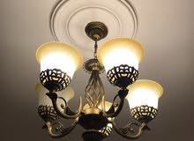 3 Chandeliers with (3 & 4 lights)