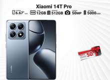 XIAOMI 14T PRO 5G ( 512GB ) 24 RAM NEW /// شاومي 14 تي برو 5 جي ذاكره 512 الجديد