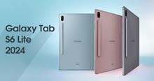 جديد نسخة 2024 متوفر الان Galaxy Tab S6 lite 4-128GB متوفر لدى سبيد سيل