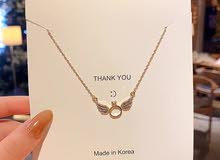 Simple necklace gold plated 18k