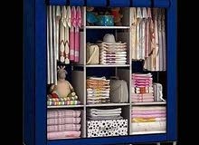 خزانة القماش مثالية لتخزين الملابس أو أشياء أخرى