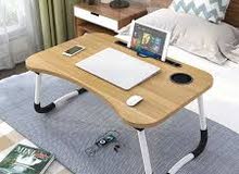 طاولة استخدام لابتوب و ايباد تابلت او موبايل او دراسه و رسم  او تناول الطعام بالسرير قواعد معدنيه