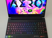 لابتوب مع الكرتون AERO 15-X9 Gaming/Work/Study Laptop RTX 2070 Max-Q i7-8750h 144Hz