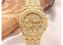 Luxury Iced Out Watch Gold Diamond Watch Top Brand For Men Square Quartz Waterproof Men Watches