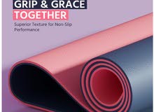 Lifelong Dual Color TPE Material Yoga Mat for Women & Men6mm Anti-Slip Yoga Mat for Gym Workout Exe