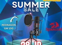 Redragon GM100 Gaming Stream Microphone مايك ريدراجون مكفول والتوصيل مجاني